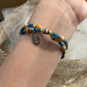 Handmade beaded boho bracelet